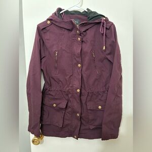 Eden Society Women's Deep Purple Utility Jacket Size M